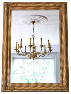 Antique Large Gilt Overmantle Wall Mirror 19th Century – Quality