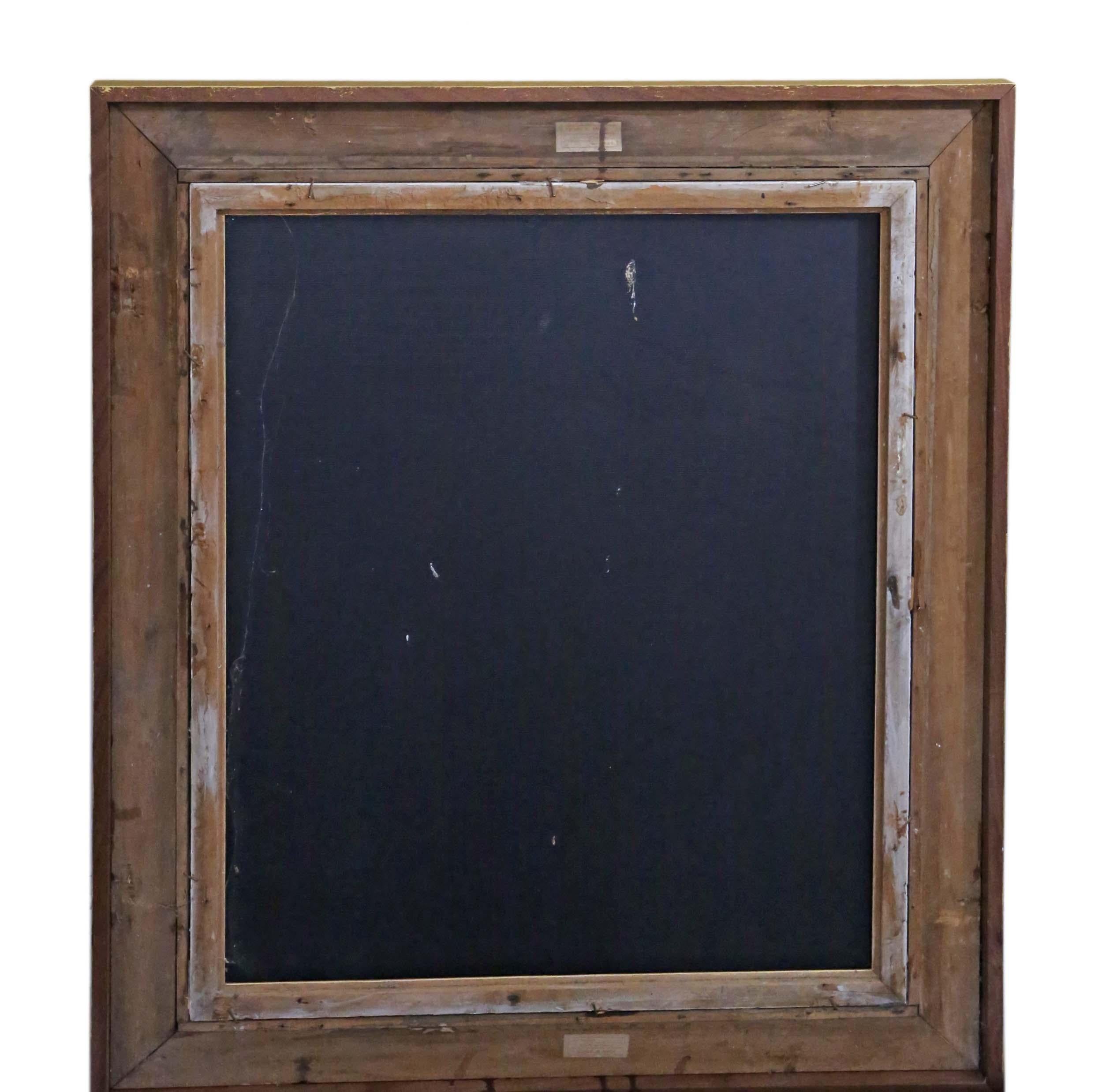 Antique Large Gilt Wall Mirror 19th Century Overmantle 4