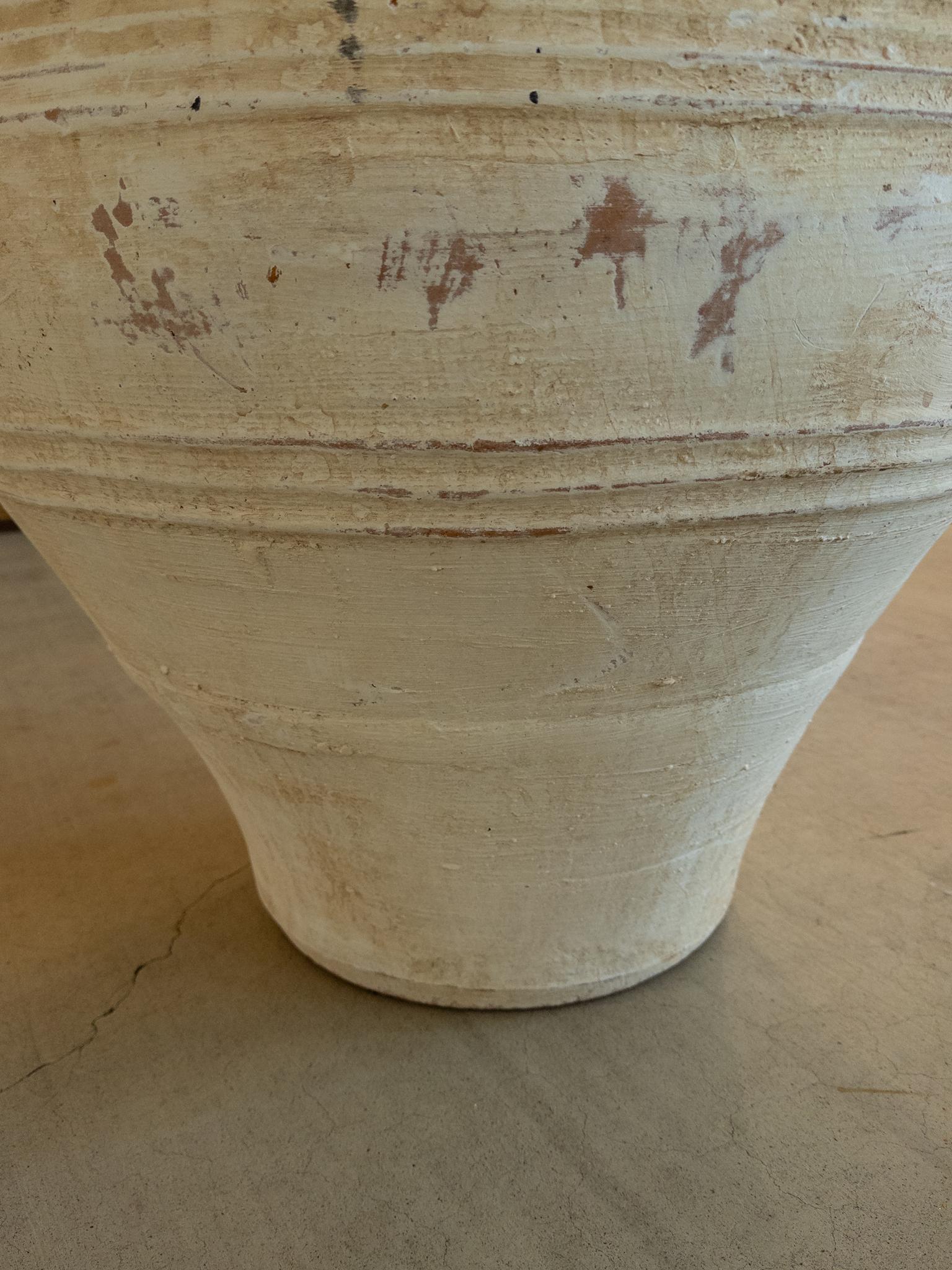 Gran maceta griega antigua de terracota en venta 4