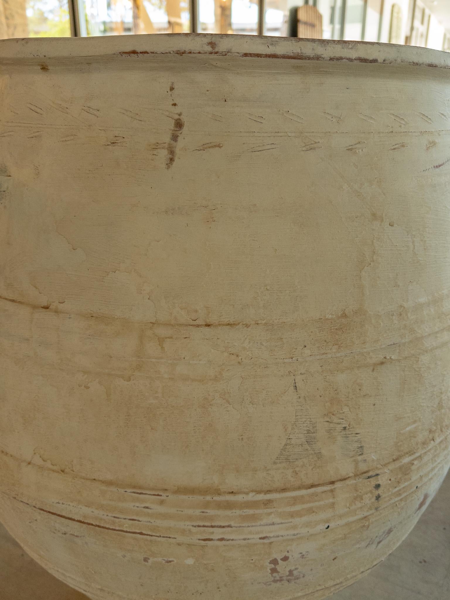 Gran maceta griega antigua de terracota en Bueno estado para la venta en Houston, TX