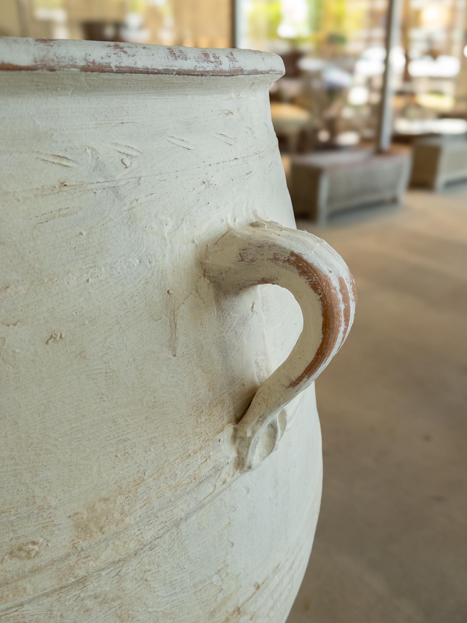 Gran maceta griega antigua de terracota siglo XIX en venta