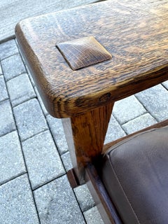 Antique Large Heavy Duty massive Charles Limbert Arm Rocker  stickley era  W7477