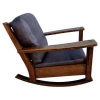 Charles Limbert Chair and Rocker at 1stDibs | limbert rocking chair