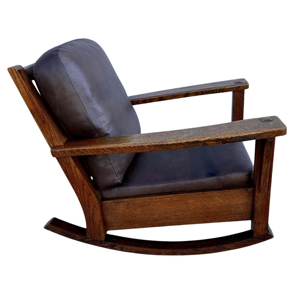 Charles Limbert Chair and Rocker at 1stDibs | limbert rocking chair