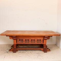 Antique Large Library Table from Denmark