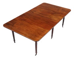 Antique Large Mahogany Extending Dining Table, 19th Century