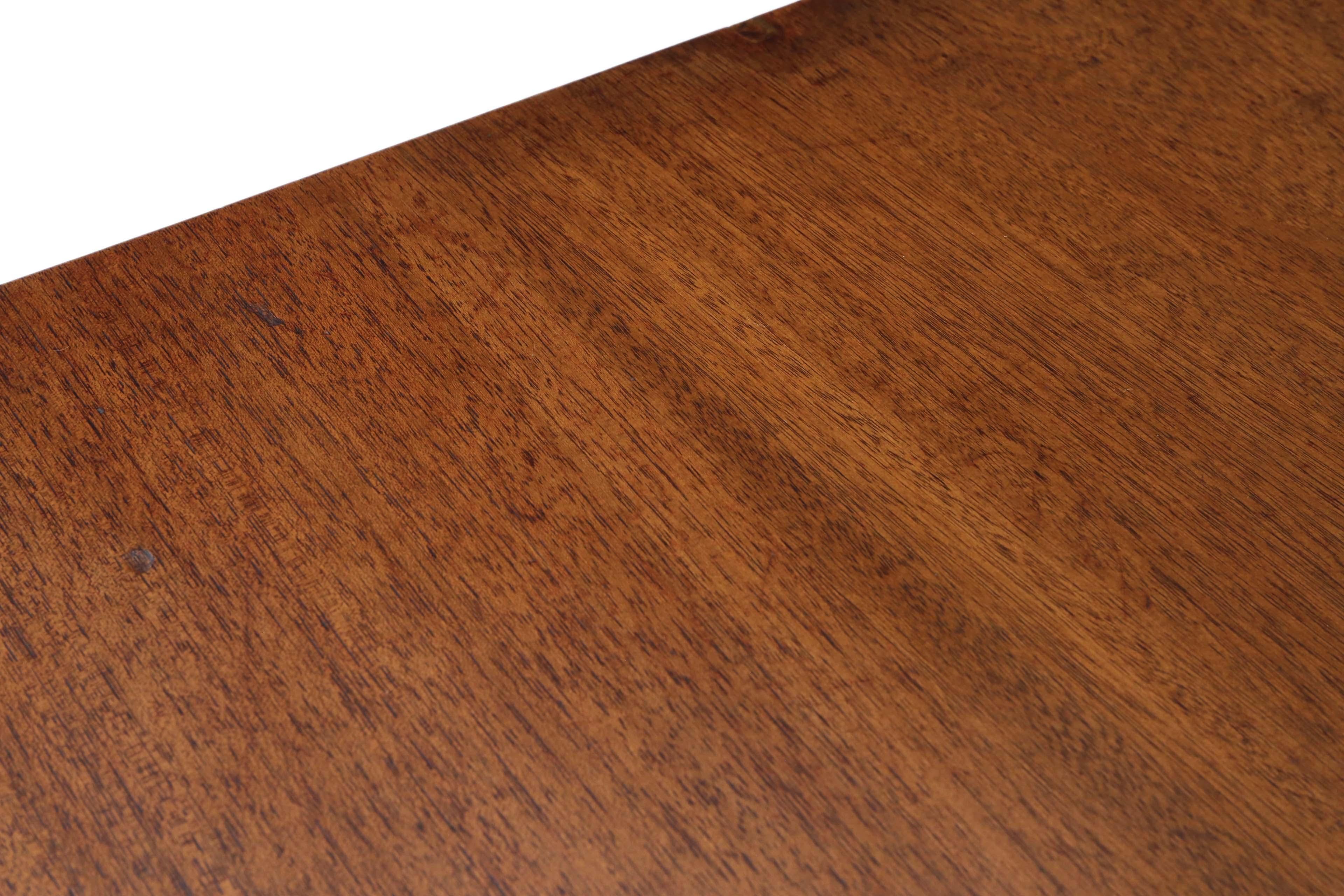 20th Century Antique Large Mahogany Extending Pedestal Dining Table