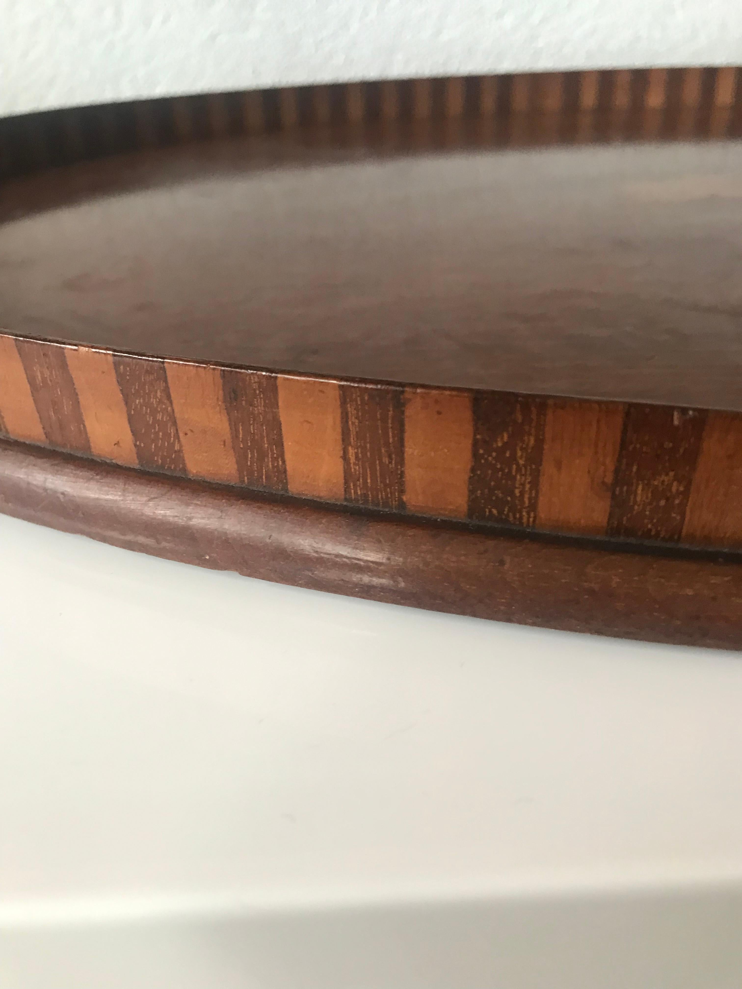 shell inlay tray