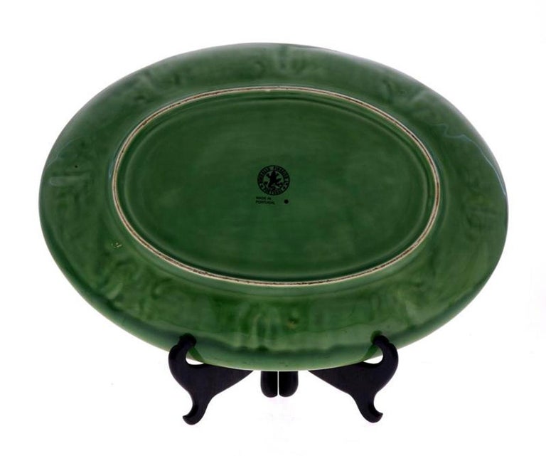 Antique Large Majolica Pottery Ceramic Corn Tureen Box with Tray Platter and Cover at 1stDibs