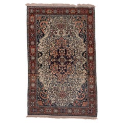 Used Large Medallion Far Sarouk City Rug