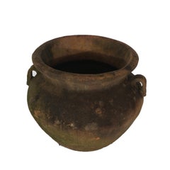 Antique Large Neoclassical Terra Cotta Garden Urn Patio Planter C1910