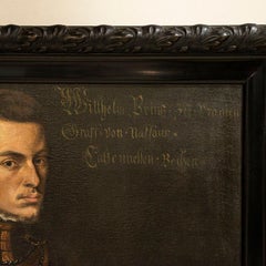 Antique Large Oil on Canvas Portrait of Prince William of Orange