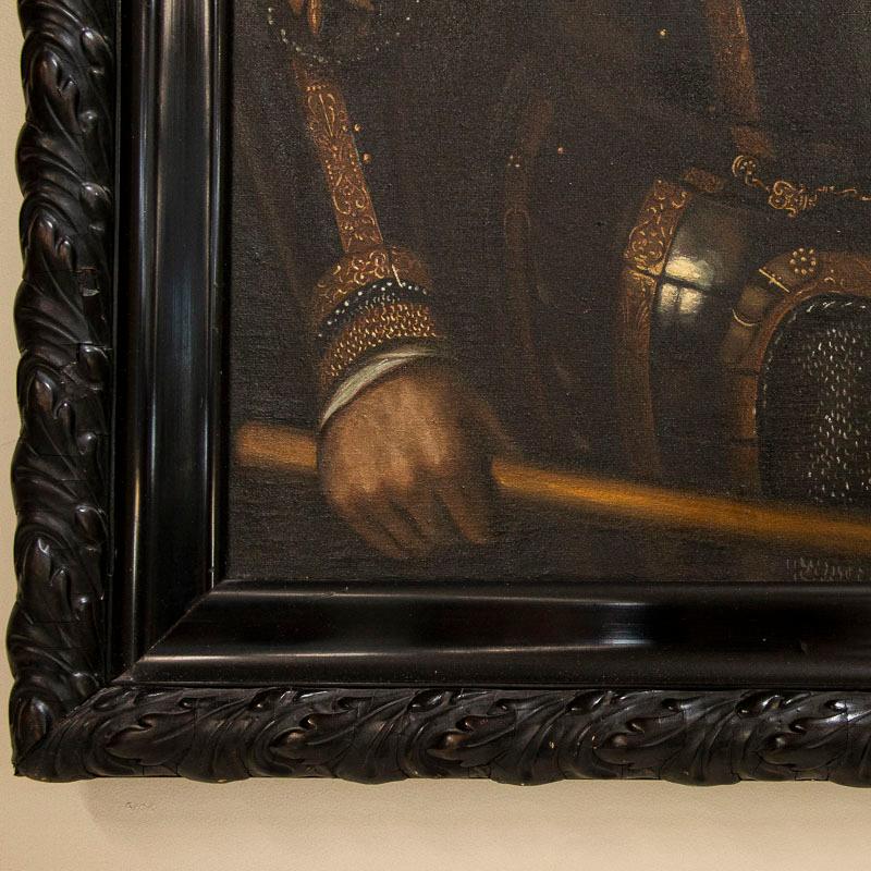Antique Large Oil on Canvas Portrait of Prince William of Orange 1