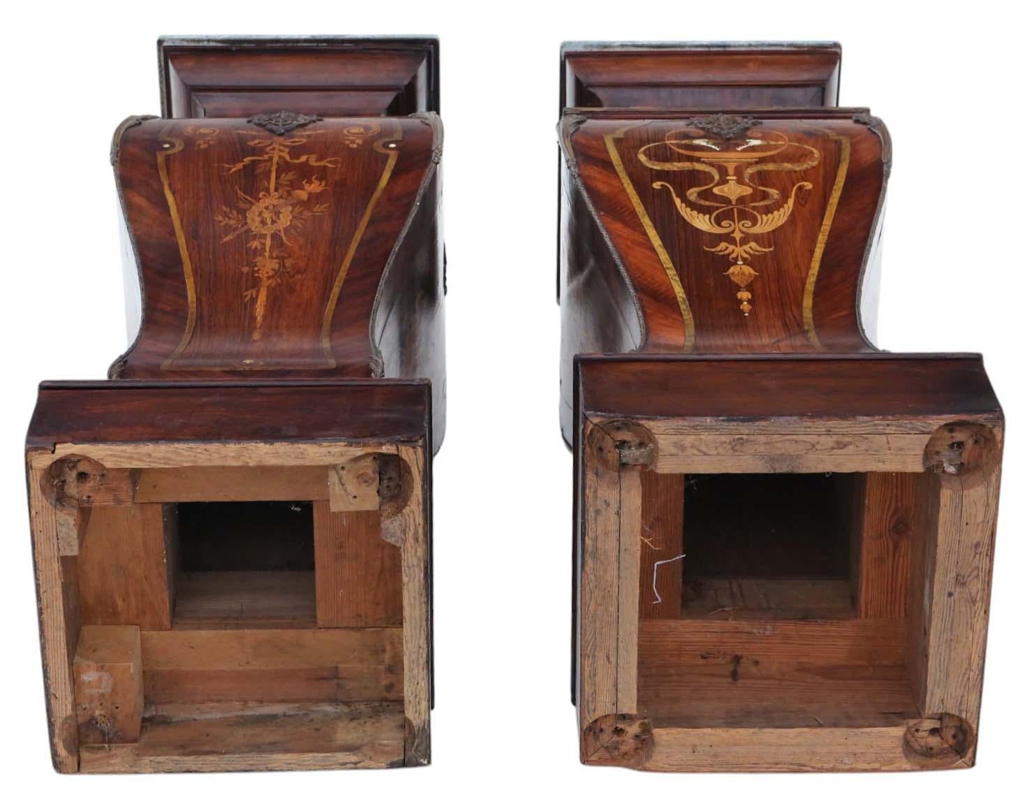 Paire de grandes tables de jardinière statue sur piédestal du 19ème siècle en vente 6