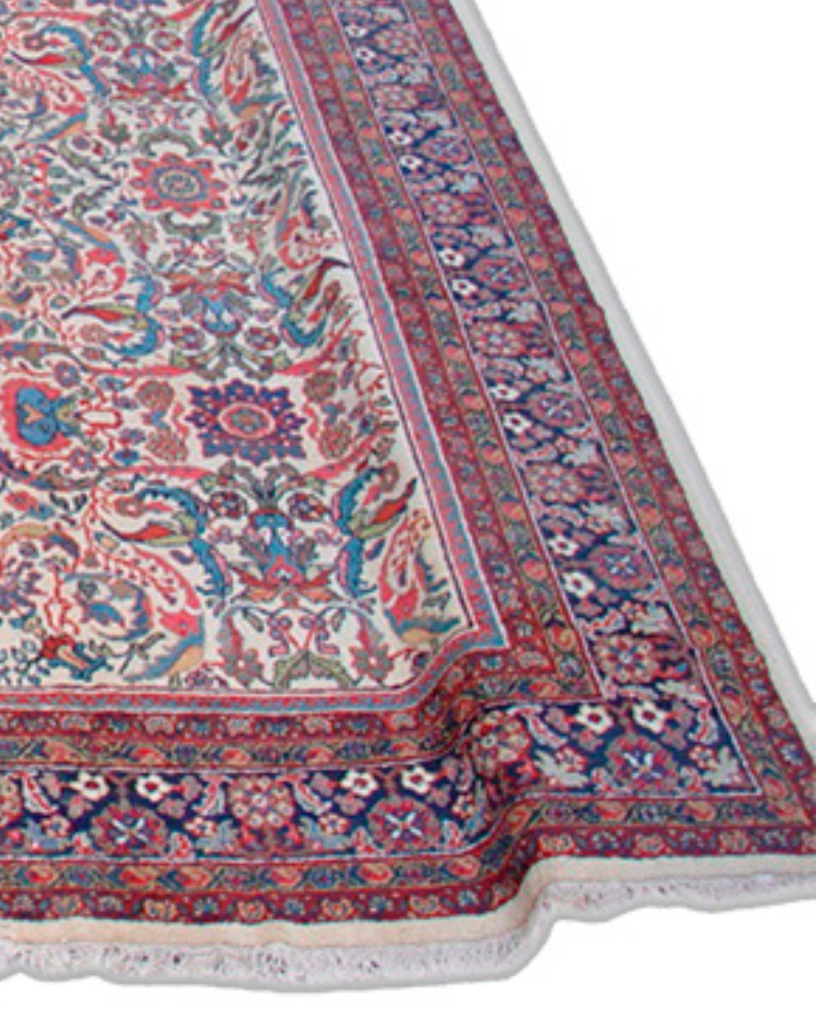 Hand-Knotted Antique Large Persian Sultanabad Rug, Early 20th Century For Sale