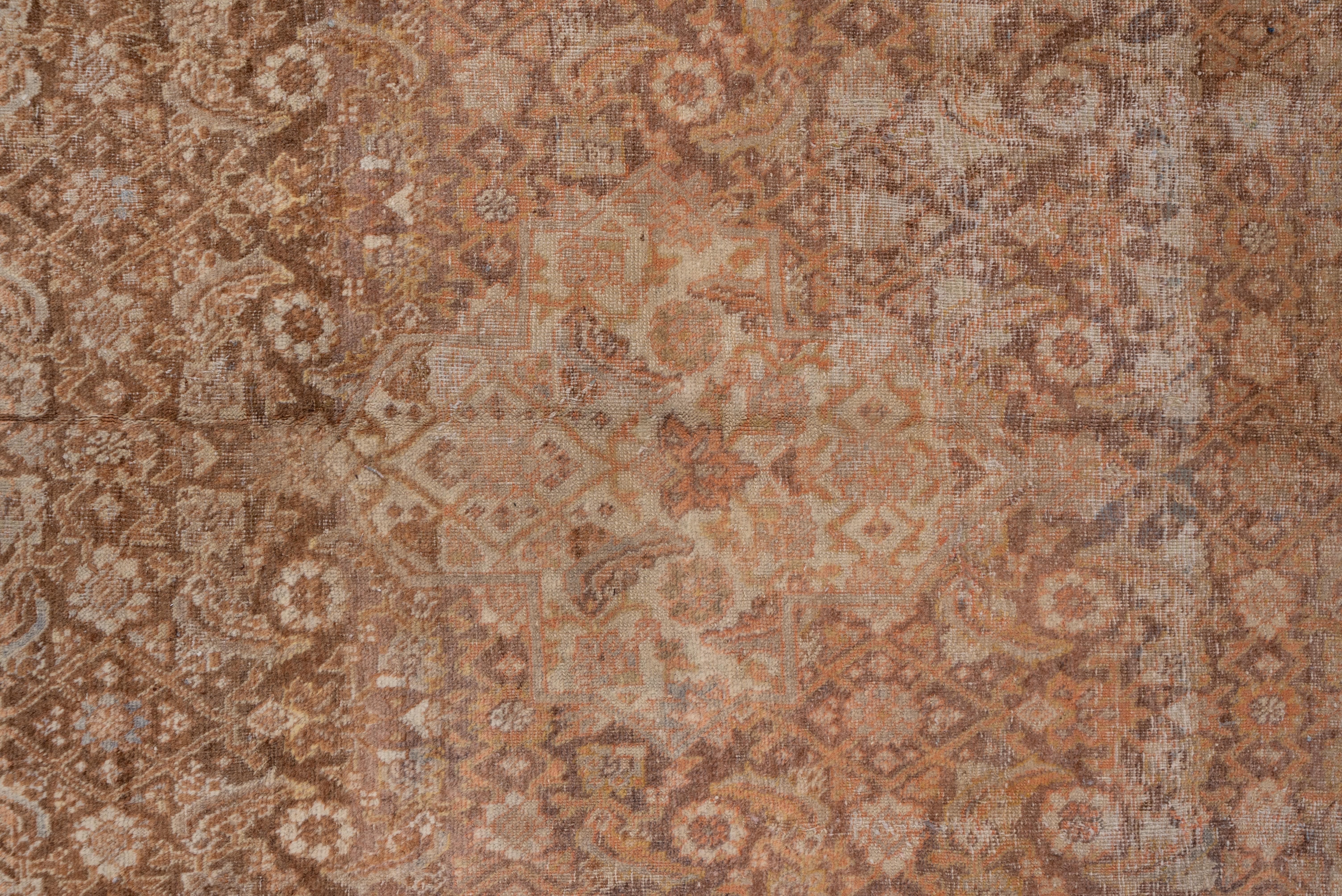 Hand-Knotted Antique Large Persian Tabriz Carpet, circa 1920s For Sale