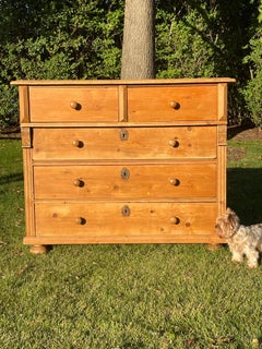 Antique Large Pine Dresser with lots of Drawer Space