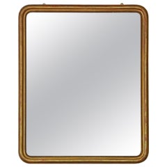 Antique Large Quality 19th Century Gilt Overmantle or Wall Mirror