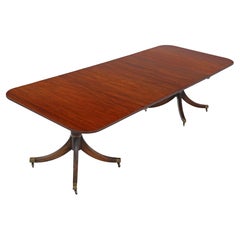 Used Large Quality ~8'9" Mahogany Extending Dining Table 19th Century