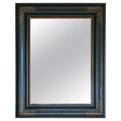 Antique Large Quality Decorative Ebonized and Gilt Overmantle Wall Mirror, C1900