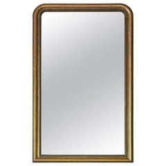 Antique Large Quality Gilt Overmantle or Wall Mirror, 19th Century Antique Large Quality Gilt Overmantle or Wall Mirror, 19th Century