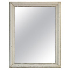 Antique large quality painted wall or overmantle mirror 19th Century