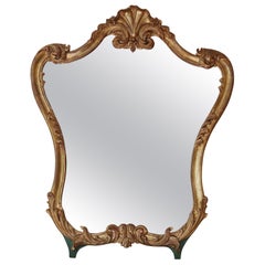 Antique Large Rare Quality Gilt Overmantle or Wall Mirror, circa 1900