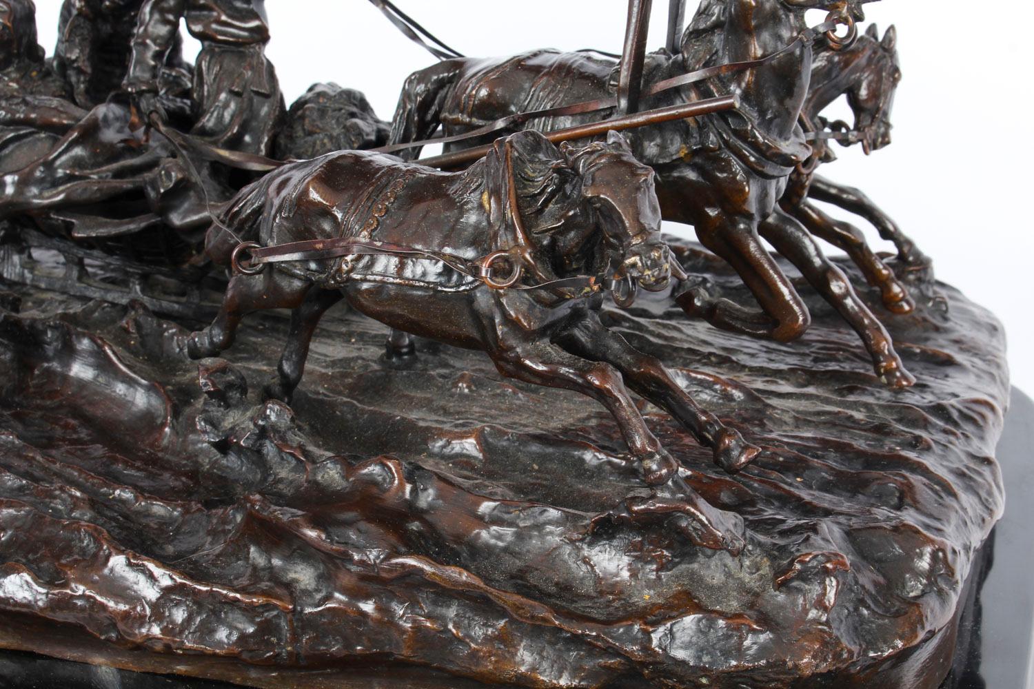 Sculpture russe ancienne en bronze d'après Vasily Grachev 20ème siècle en vente 1