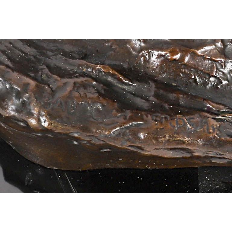 Antique Large Russian Bronze Troika Sculpture Vasily Grachev 20th Century For Sale 15