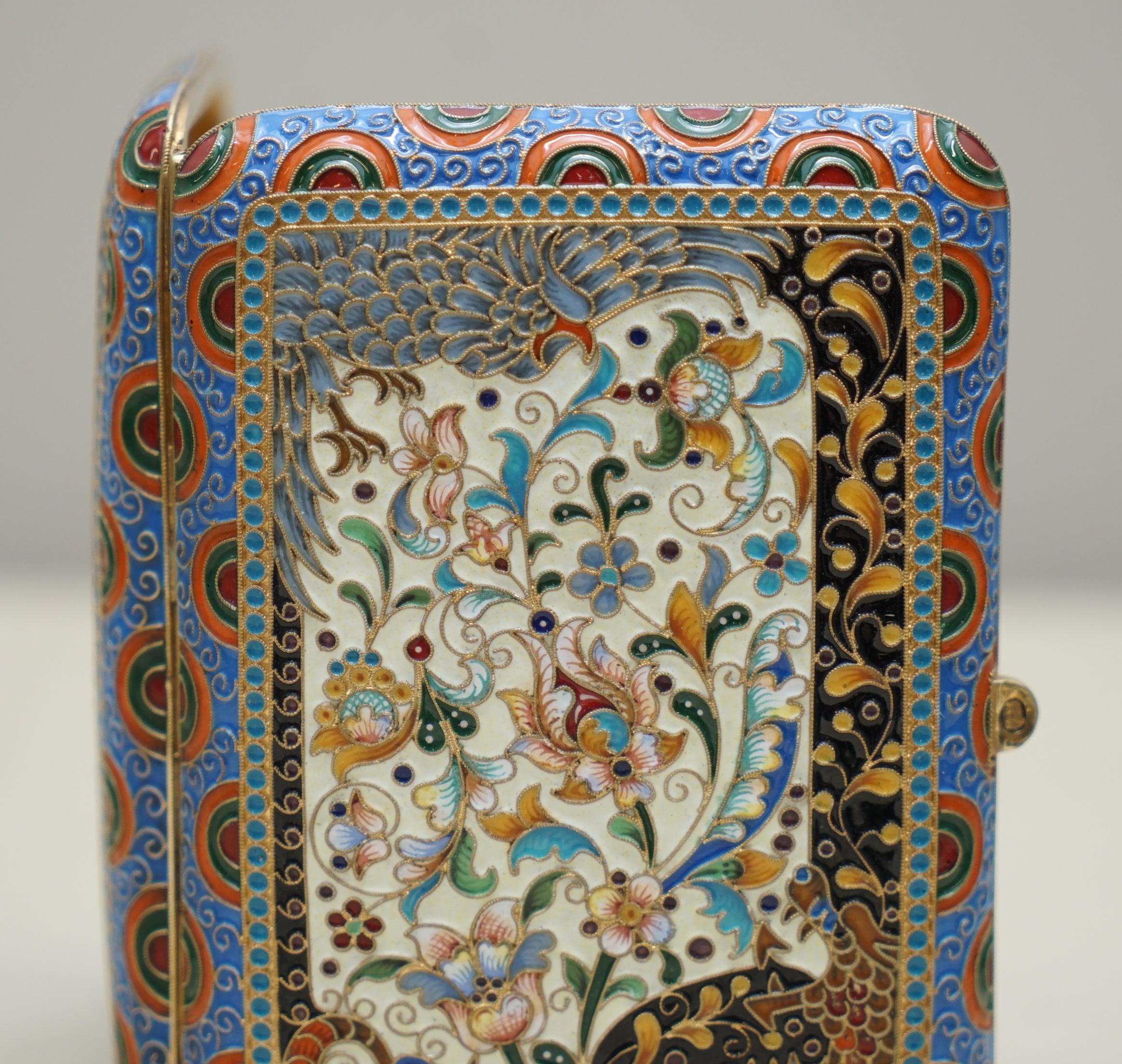 cloisonne cigarette case