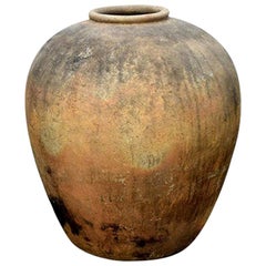 Antique Large Scale Clay Vase