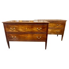 Antique Large Scale English Mahogany Commodes