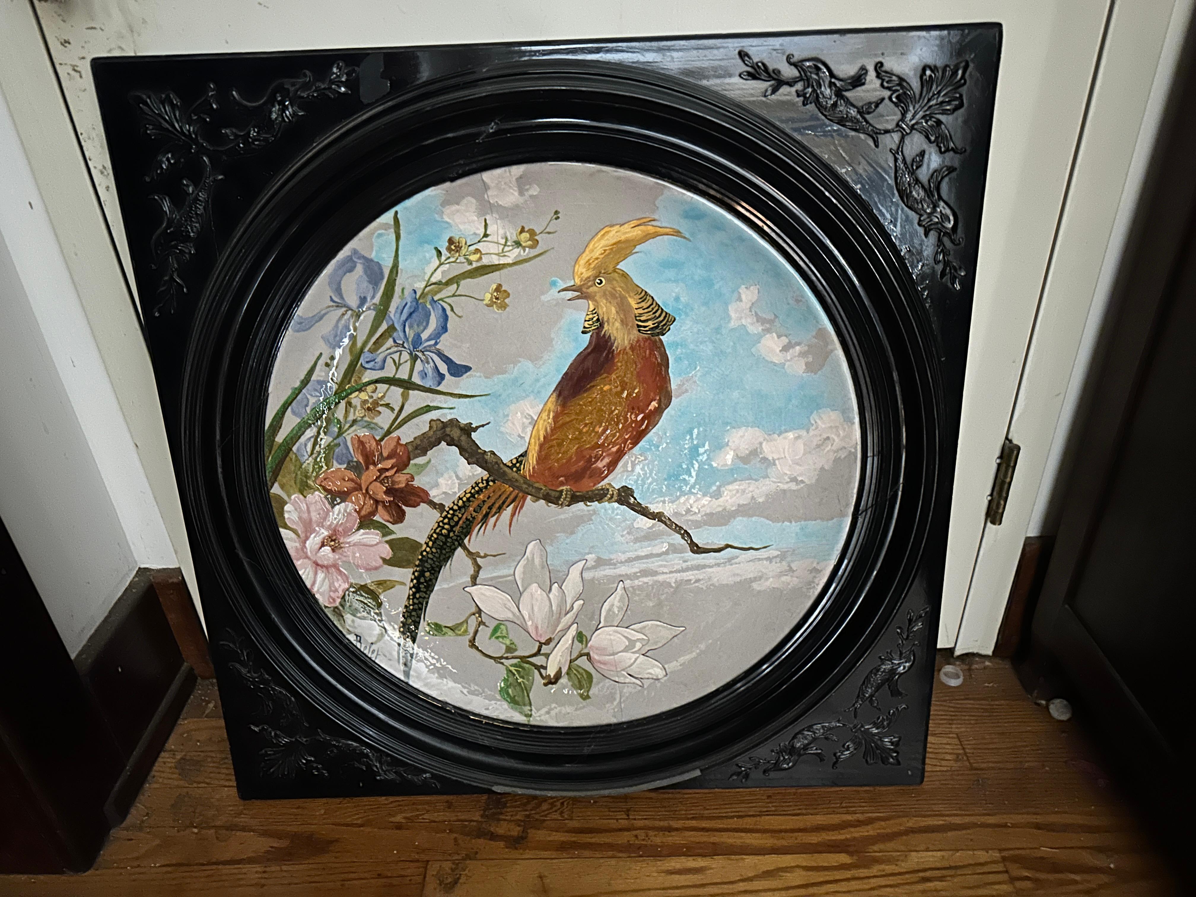 Fin du XIXe siècle Grand chargeur français ancien - tenture murale  W3060 - À MOITIÉ PRIX ! en vente