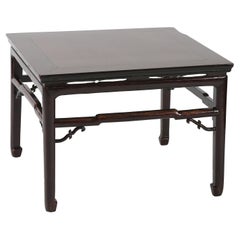 Antique Large Square Meditation Stool/ Low Table