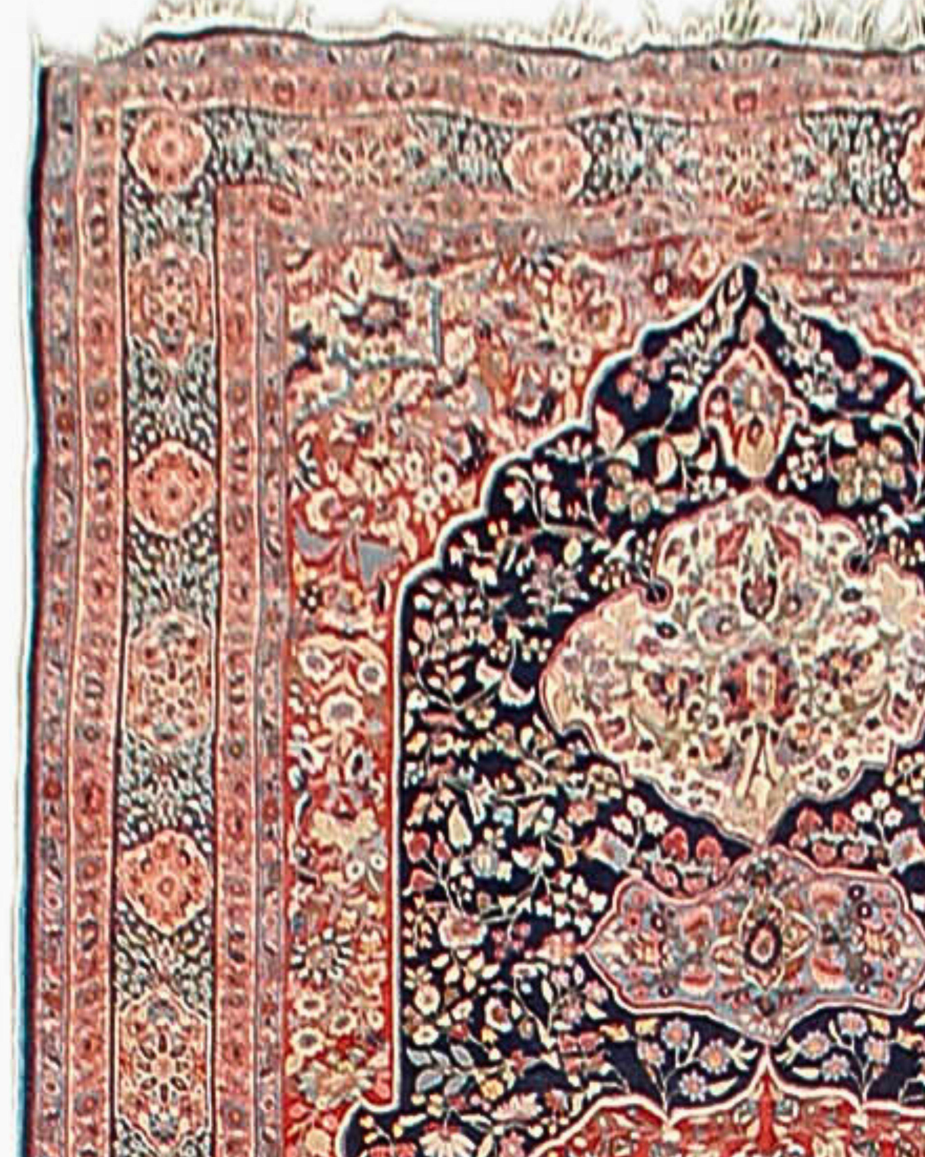 Persian Antique Large Tabriz Rug, 19th Century For Sale