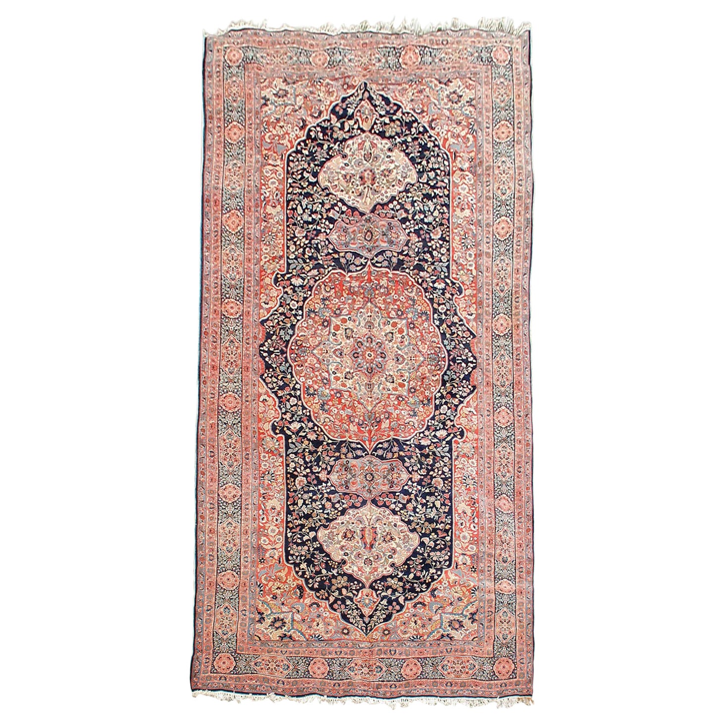 Antique Large Tabriz Rug, 19th Century