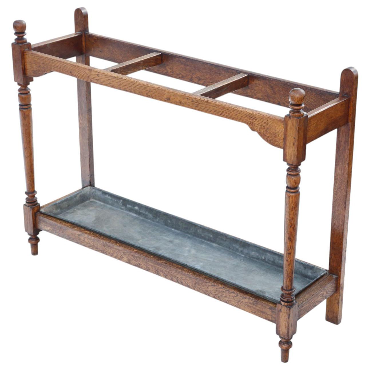 Quercia Antico grande bastone / portaombrelli in quercia del XIX secolo - Casa di campagna in vendita