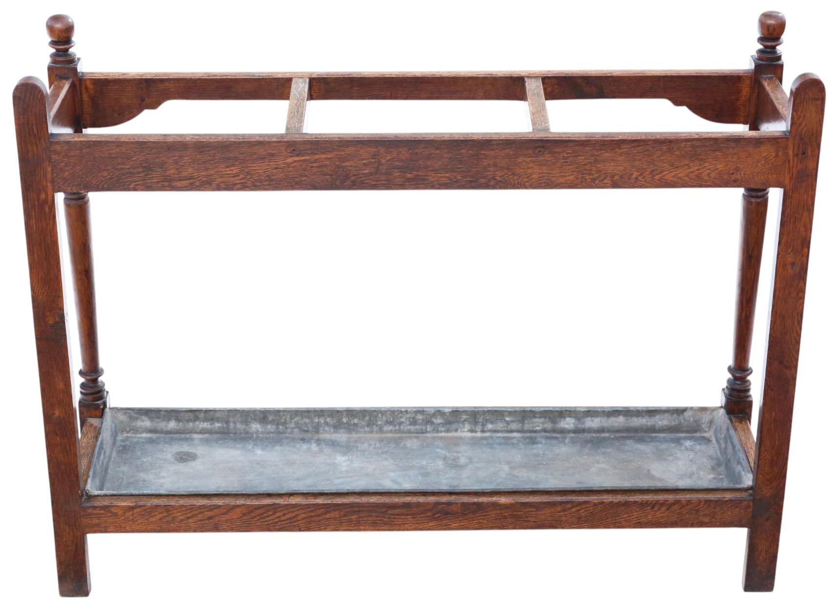 Antico grande bastone / portaombrelli in quercia del XIX secolo - Casa di campagna in vendita 1