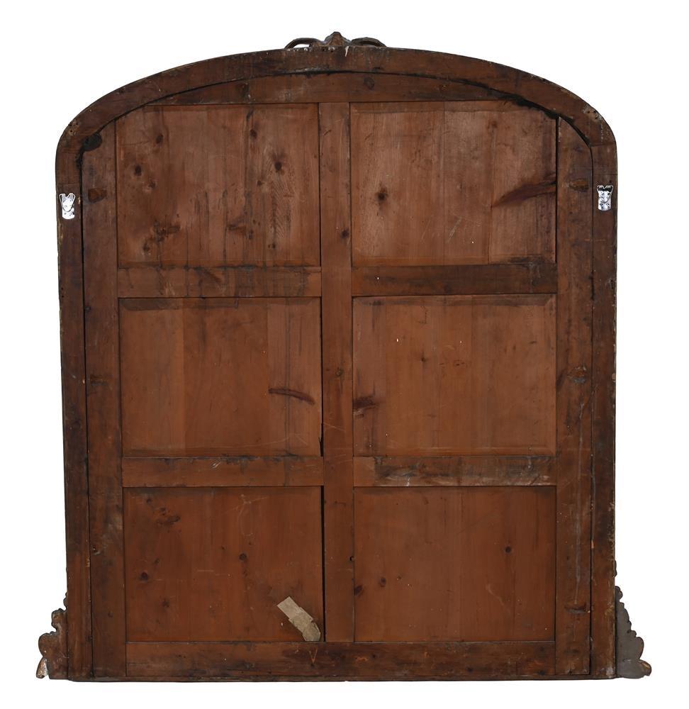 Legno dorato Antique Mirror vittoriano di grandi dimensioni in legno dorato del XIX secolo, 168x160 cm. in vendita