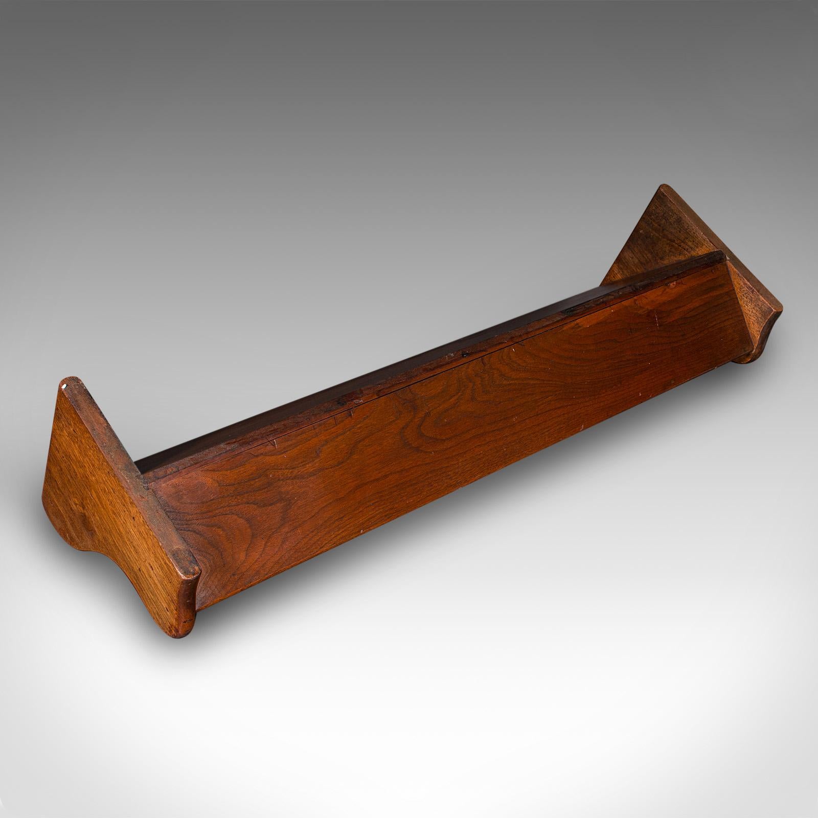 19th Century Antique Large Volume Book Trough, English, Country House Library Rest, Victorian