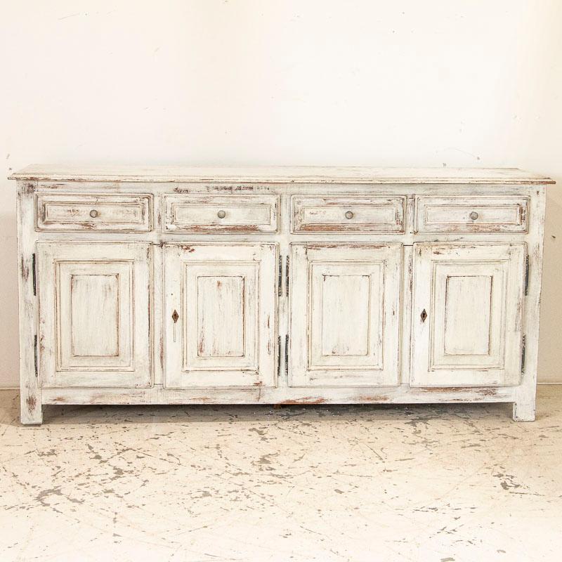 white antique sideboard