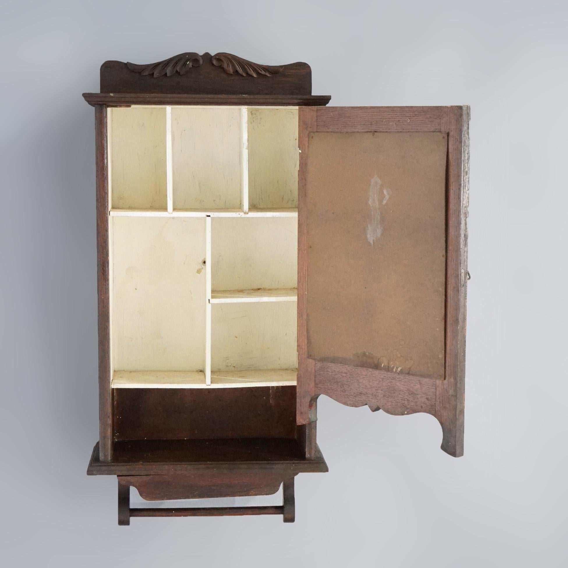 vintage medicine cabinet with mirror