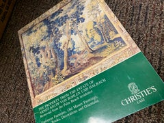 Antique Late 17th Century Antique Franco-Flemish Verdure Landscape Tapestry