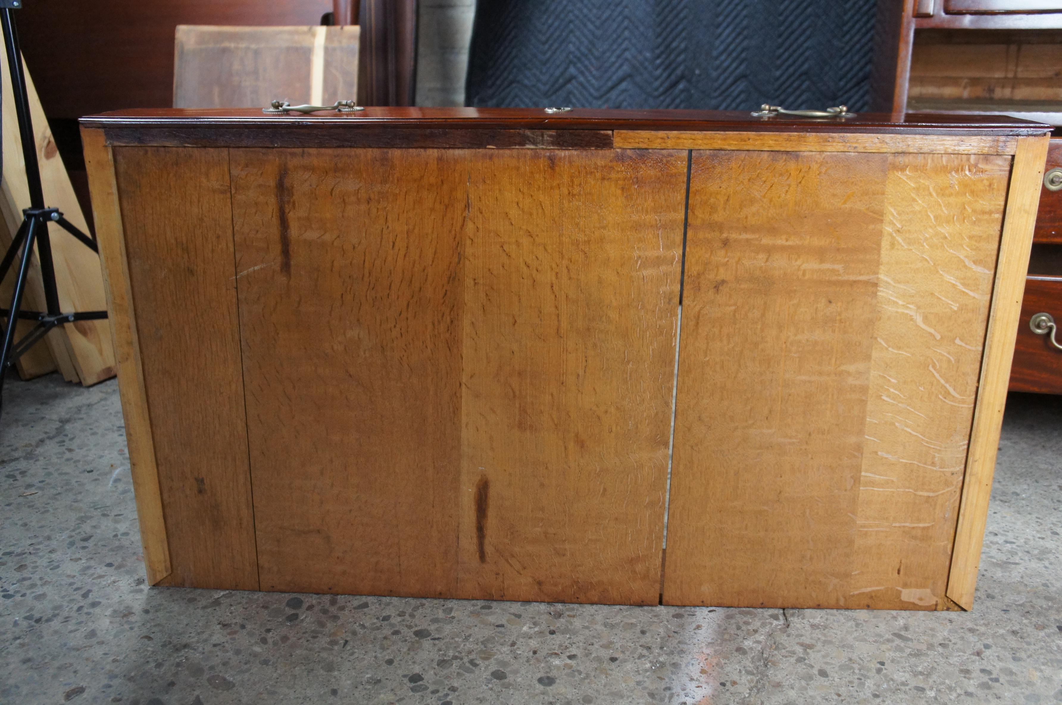 Antiguo escritorio y librería de caoba de finales del siglo XVIII Jorge III en venta 10