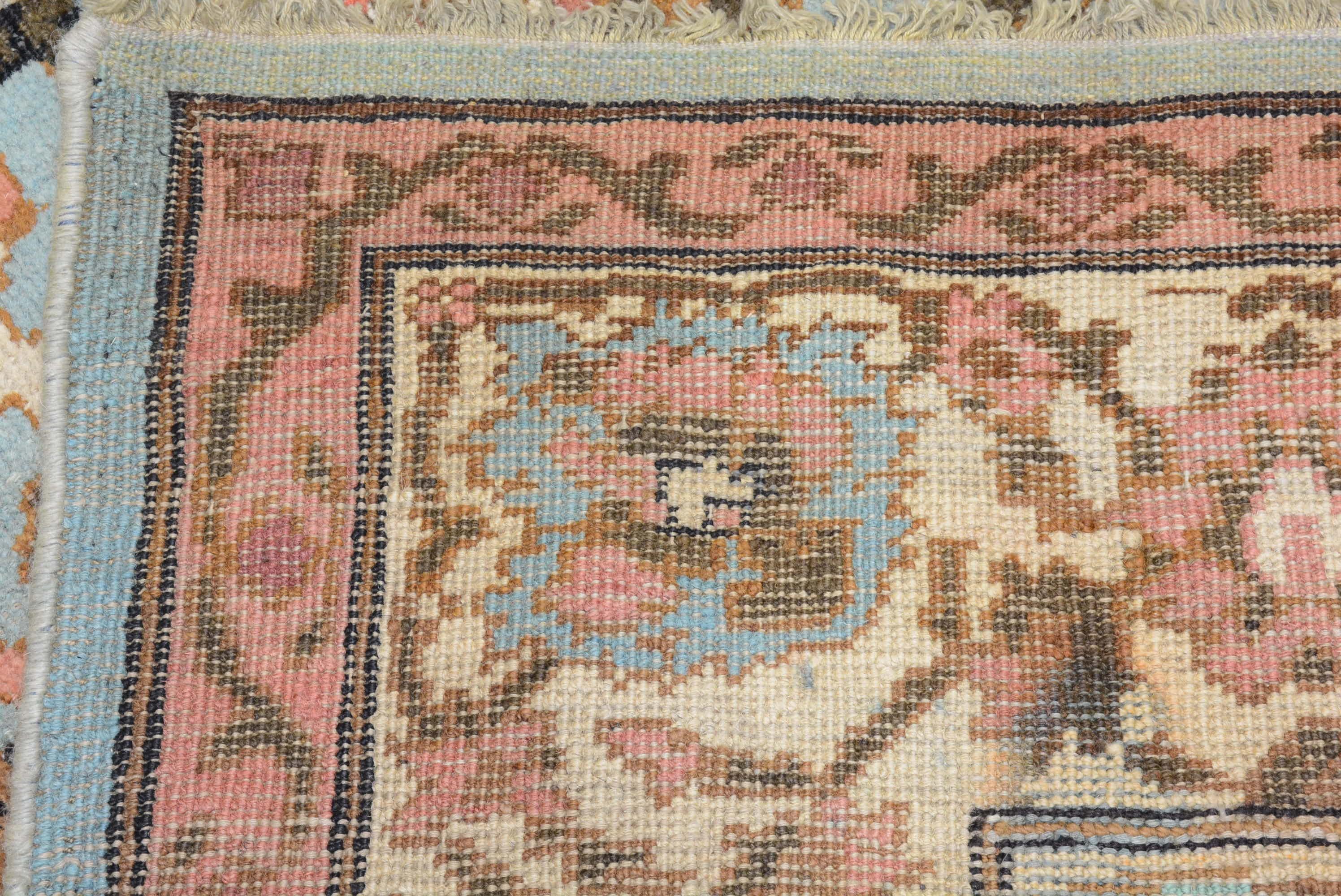 Antique Late 19th Century Agra Rug For Sale 1