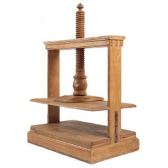 Antique Late 19th Century Book Press