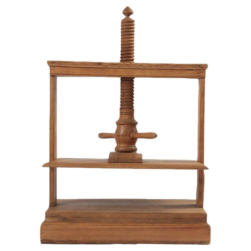 Antique Late 19th Century Book Press For Sale