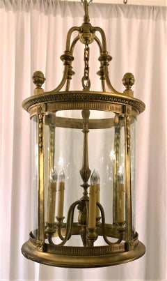 Antique Late 19th Century Bronze Doré Lantern