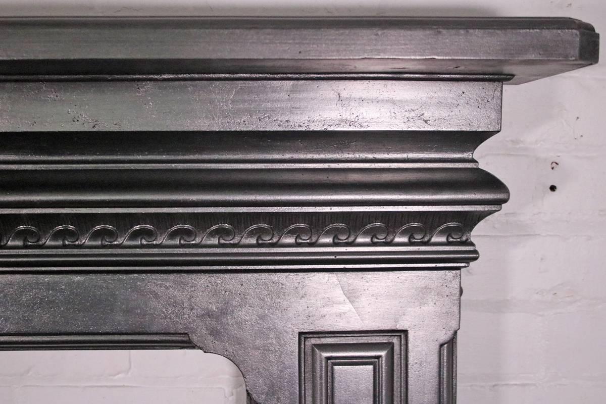 Antique Late 19th Century Cast Iron Fireplace Surround 2