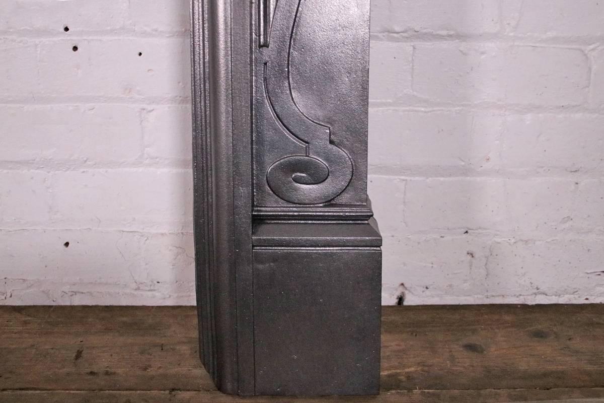 Antique Late 19th Century Cast Iron Fireplace Surround 2